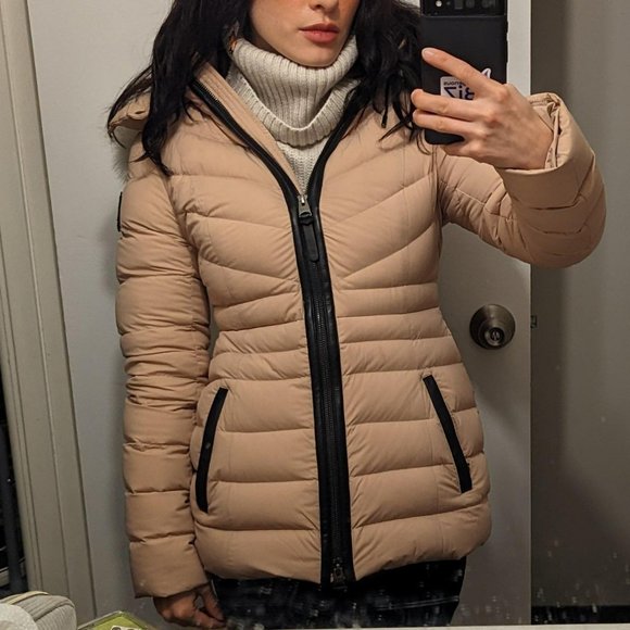 Mackage Patsy light down jacket with fur in Petal - Size XS - Picture 3 of 11
